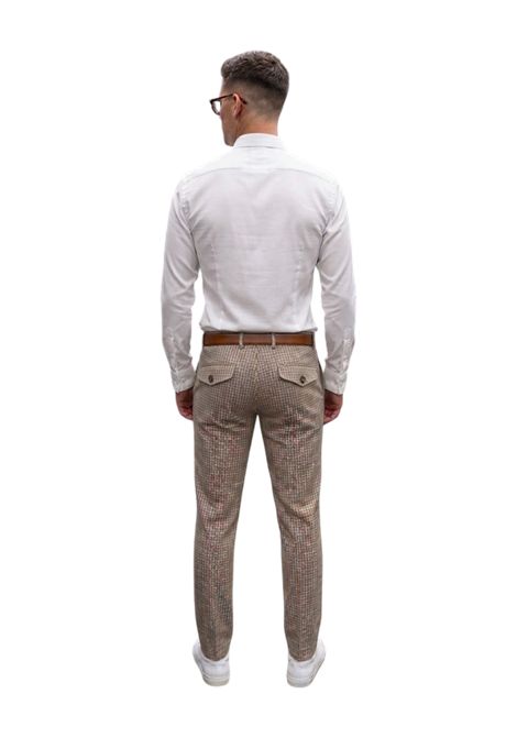 Pantalone Chino Uomo Michael Coal a Micro Quadretti MICHAEL COAL | Pantaloni | MC1.EDDY.33811CM09